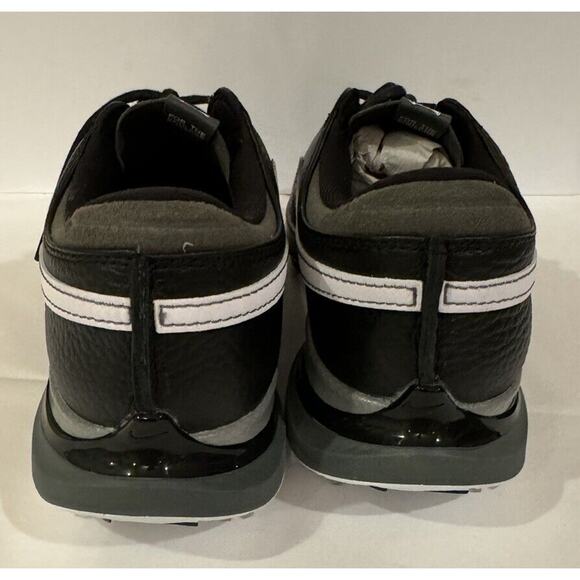 NIKE AIR ZOOM VICTORY TOUR 2 GOLF SHOES BLACK WHITE MEN 5.5 / WMN 7 New! Leather - Picture 3 of 7